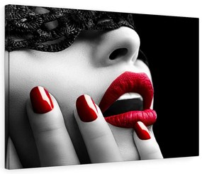 Tablou canvas Red Lips 120x80 cm