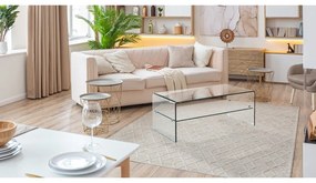 Măsuță de cafea din sticlă 50x100 cm Cristal Evo – Tomasucci