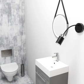 Veioză flexibilă JOKER 1xGU10/8W/230V negru/crom mat