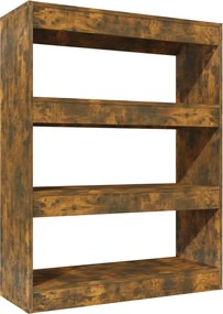 vidaXL Bibliotecă/Separator cameră, stejar, 80x30x103cm, lemn compozit