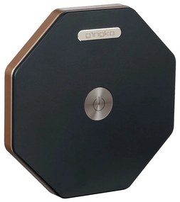 Decorațiune luminoasă neagră cu USB ø 12 cm Twist Hexagon – Gingko