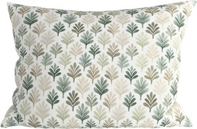 Fata pentru perna din microfibra TREES & STARS 70x90 cm, verde