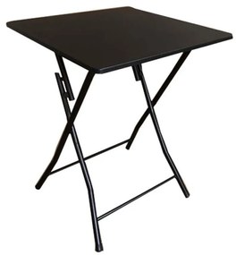 Masa plianta cu blat din MDF melaminat HouseXL® Smart Square Table, Dimensiuni 60X60X75 cm, Pentru casa si picnic, Blat 18mm, Picioare din otel,