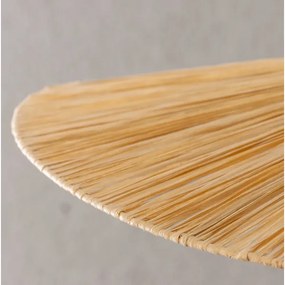 Brilagi - Lustră LED pe cablu CERIA BOHO 1xE27/40W/230V Ø 80 cm rafie