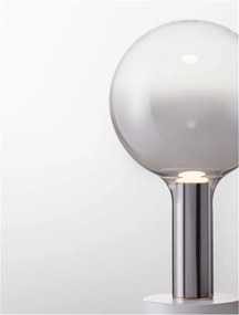 Veioza, Lampa de masa LED stil modern NOSTOS gri fumuriu