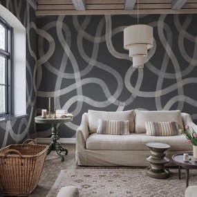 Fototapet, Serpentine, Graphite, Rebel Walls