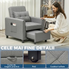 HOMCOM fotoliu transformabil | Aosom Romania