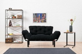 Canapea extensibilă Nitta Black