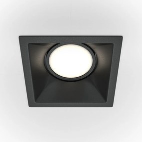 Spot incastrabil design tehnic Dot alb 9x9cm