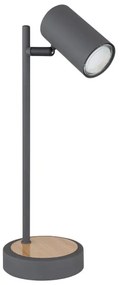 Globo 57910TG - Lampă de birou ROBBY 1xGU10/5W/230V gri/maro