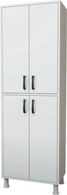 Dulap bucatarie M4-1103, alb, PAL melaminat, 63x36x191 cm
