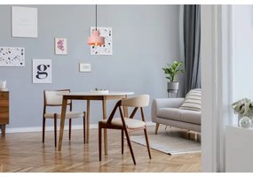 Lustră pe cablu OPHELIA 1xE27/40W/230V d. 20 cm roz Lucide 20419/20/66