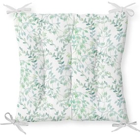 Pernă pentru scaun cu amestec de bumbac Minimalist Cushion Covers Delicate Greens, 40 x 40 cm