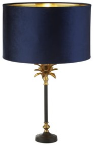 Veioza, Lampa de masa eleganta Palm bleumarin