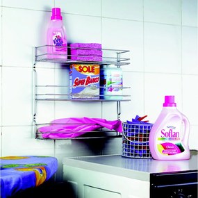 Organizator pentru mirodenii de montat pe perete din oțel – Metaltex