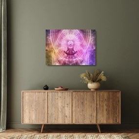 Tablou pe sticlă - Aura de meditație (70x50 cm)