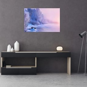 Tablou - Râu înghețat (90x60 cm)