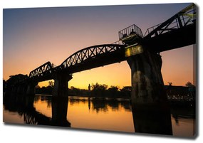 Tablou pe pânză canvas Bridge în thailanda
