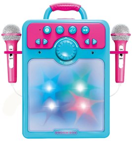 Set karaoke de jucarie cu 2 microfoane