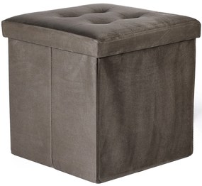 Taburet pliabil maro ZAREX VELVET L