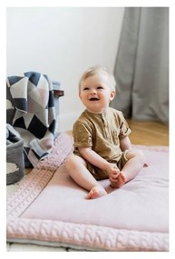 Covoraș de joacă din bumbac Kindsgut Mat, 70 x 90 cm, roz