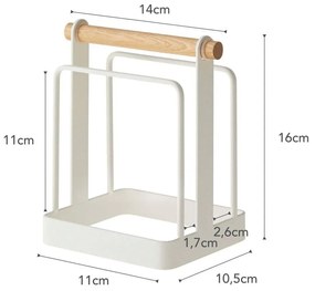 Suport tocătoare Yamazaki Tosca, alb