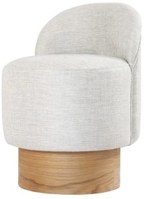 Barren Pouf Stool Gri deschis
