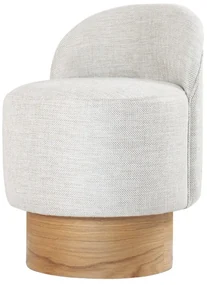 Barren Pouf Stool Gri deschis