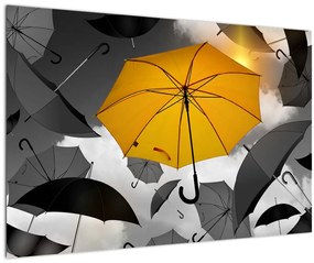 Tablou - Umbrelă galbenă (90x60 cm)