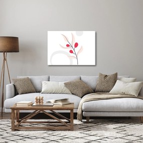 Tablou - Abstracție florală roz N⁰3 (70x50 cm)