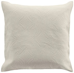 Set cuvertură și față de pernă crem din microfibră 240x260 cm Romane – douceur d'intérieur