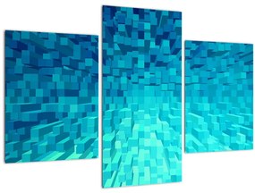 Tabloul - cuburi abstracte (90x60 cm)