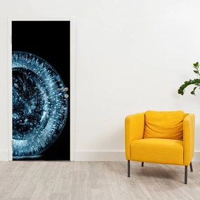 Fototapet pentru ușă - Picături de gheață (95x205cm)