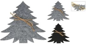 Buzunar pentru tacâmuri X-Mas Tree gri, set de 4bucăți