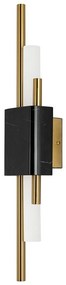 Aplica de perete LED design modern Marble, negru