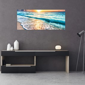 Tablou - Plaja de la mare (120x50 cm)