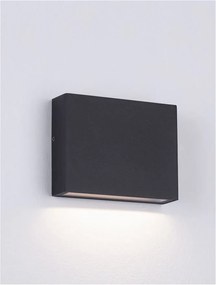 Aplica LED iluminat exterior ambiental IP54 TICK negru