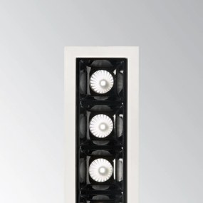 Corp incastrabil cu 5 spoturi LED LIKA FI TRIM 12W 3000K