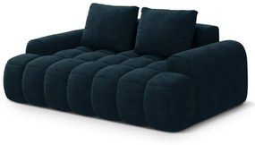 Canapea petrol cu tapițerie din catifea 175 cm Linz – Cosmopolitan Design