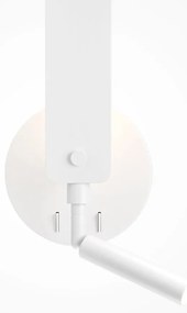 Aplica LED cu lumina ambientala si spot directionabil Combo 10W alb