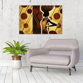 Tablou cu pictură artistică străveche (90x60 cm)