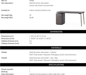 Birou deosebit design LUX Fiji