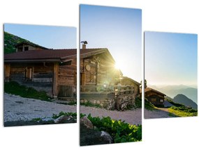 Tablou - Dimineața în Alpi Tirol (90x60 cm)