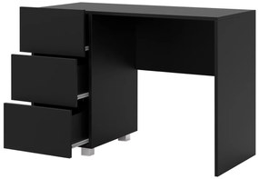 Masă de scris Brenali BR08 (Negru + Negru lucios ). 1058378