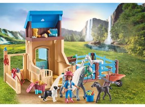 GRAJD CU AMELIA SI CALUTUL WHISPER - PLAYMOBIL HORSES OF WATERFALL (PM71353)