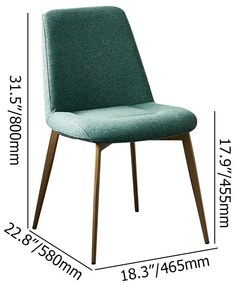 Scaun verde pentru bucătărie, soft, în stil art nouveau - 2 buc. Deprimo jj70zs2144 by Deprimo