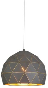 ITALUX MDM-3471-1 GR+GD - Lustră pe cablu HARLEY 1xE27/40W/230V antracit