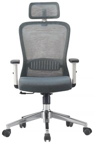 RESIGILAT- Scaun ergonomic, spătar Mesh, Gri/Alb