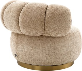 Fotoliu pivotant design elegant LUX Phedra, Lyssa sand