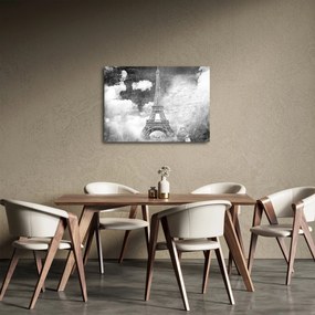 Tablou - Carte poștală de epocă a orașului N⁰3 (70x50 cm)